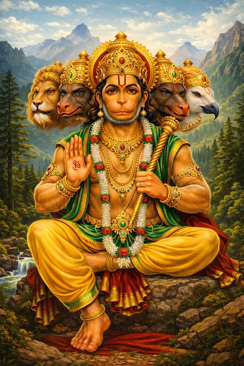 जै श्री राम ❤️🌹
संकट मोचन श्री पंचमुखी हनुमान जी 🔥🙏