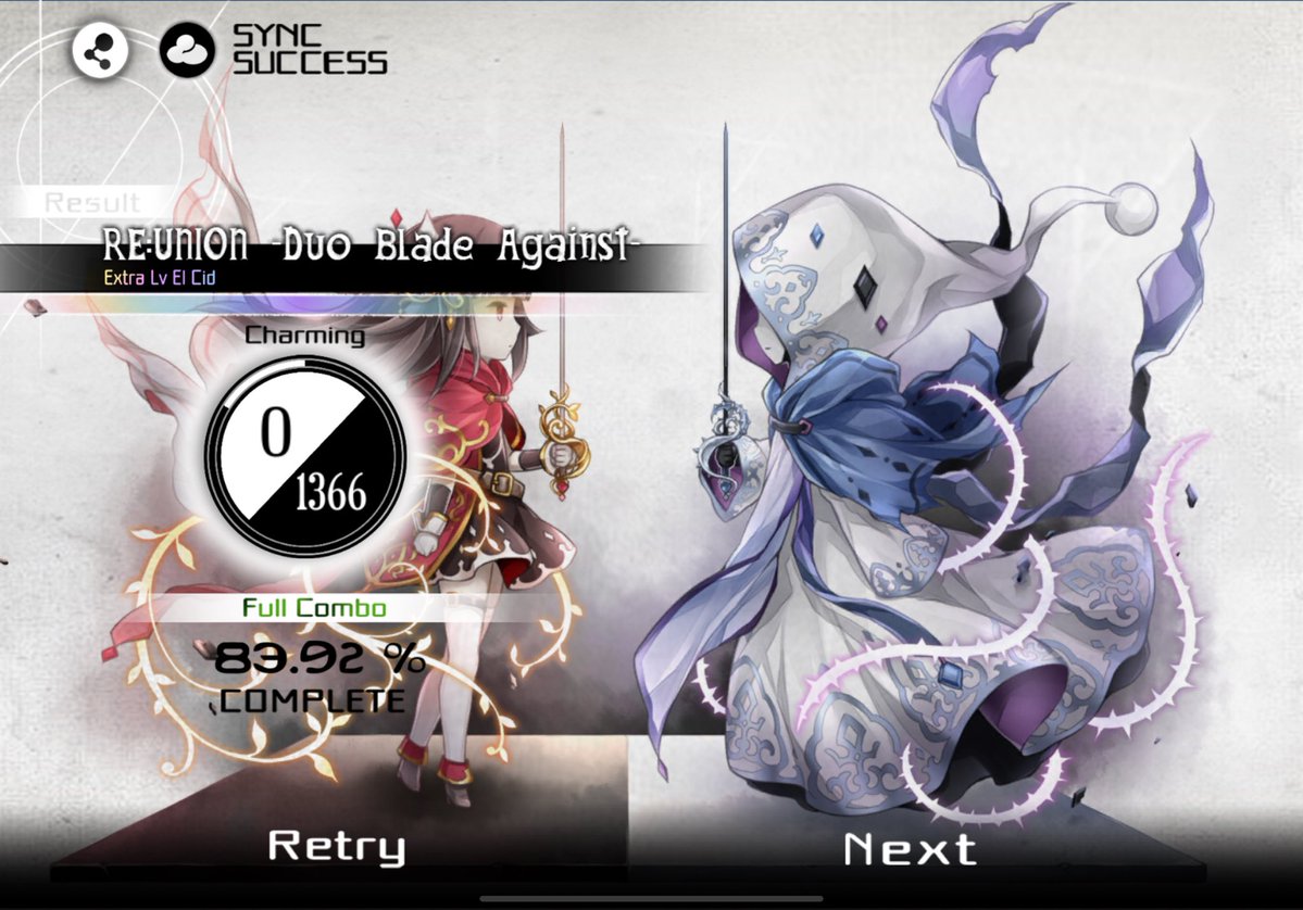 RE:UNION -Duo Blade Against-(Extra)
ALL HIT‼️‼️‼️‼️‼️‼️‼️‼️‼️‼️‼️‼️‼️‼️‼️
世界初‼️‼️‼️‼️‼️‼️‼️‼️‼️‼️‼️‼️‼️‼️‼️
#Deemo