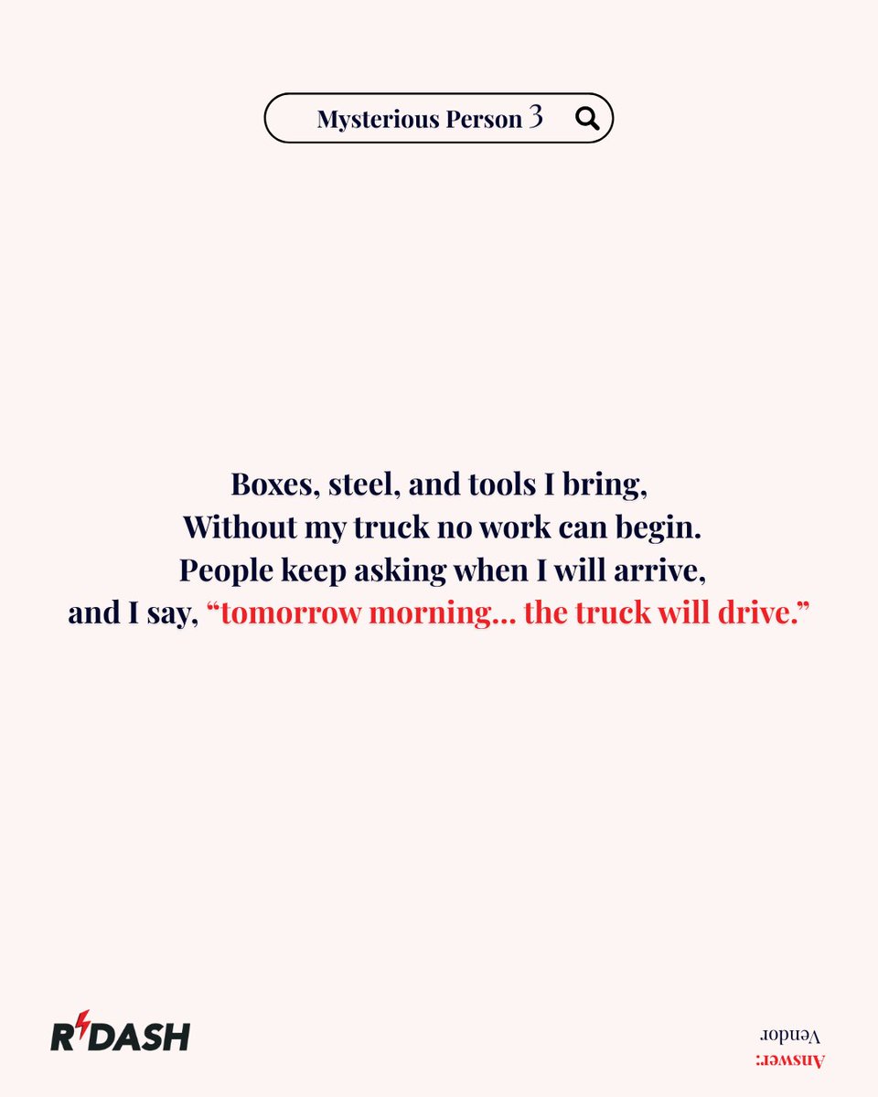 rdash_io's tweet photo. Who am I? ๐
Youโve heard these lines on every construction site.
Now the question isโฆ
Can you guess whoโs saying them? ๐ทโโ๏ธ
Drop your guesses below in comments ๐
#ConstructionLife #GuessWho #SiteLife #RDash https://t.co/CkFq17EiWM