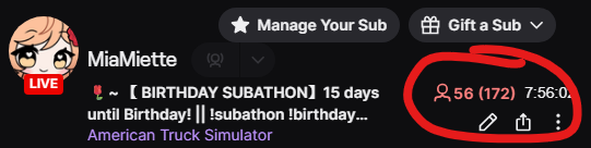 Mia 🌹 Subathon TODAY tweet media