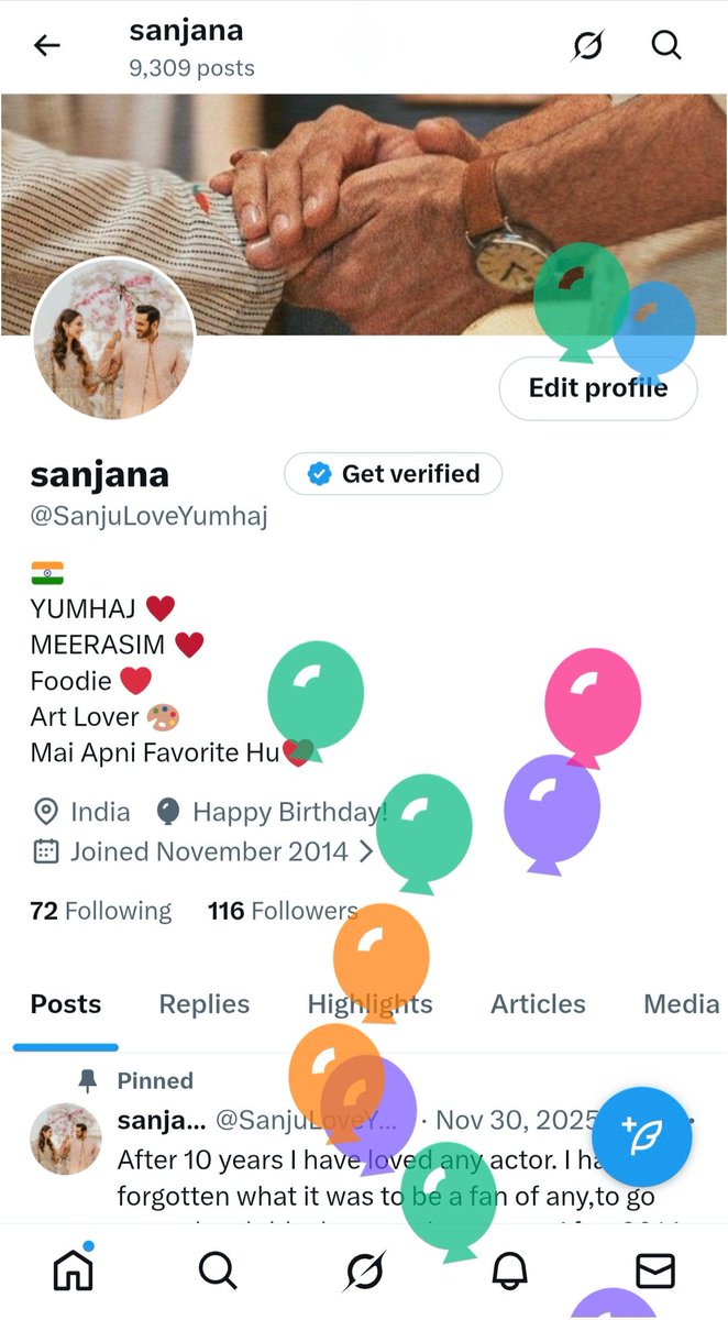 SanjuLoveYumhaj's tweet photo. Issa Balloons Day♥️🎈 https://t.co/hbYiMKK579