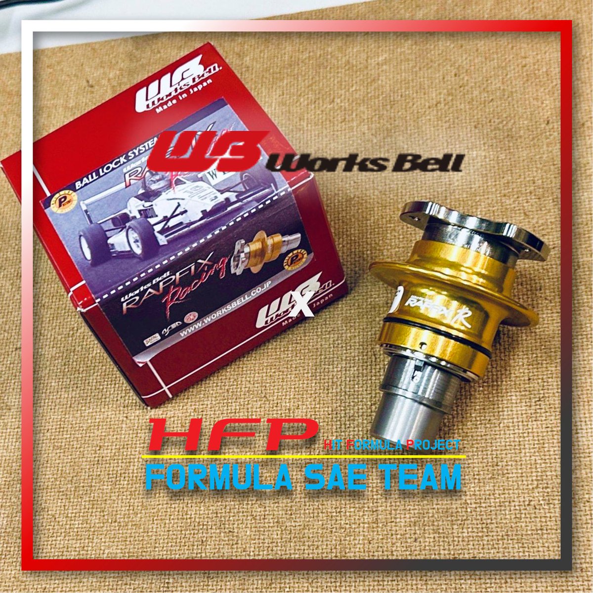 HitFormula's tweet photo. 株式会社ワークスベル様よりクイックリリースをご支援いただきました！

この度はご支援賜り誠にありがとうございます．

#ワークスベル
#学生フォーミュラ
#広島工業大学 https://t.co/mkgqvm5VDg