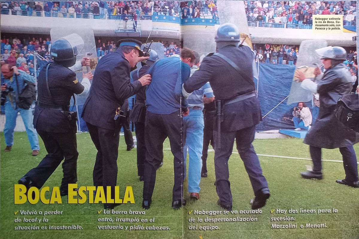 Así se fue UBEDA de la bombonera.