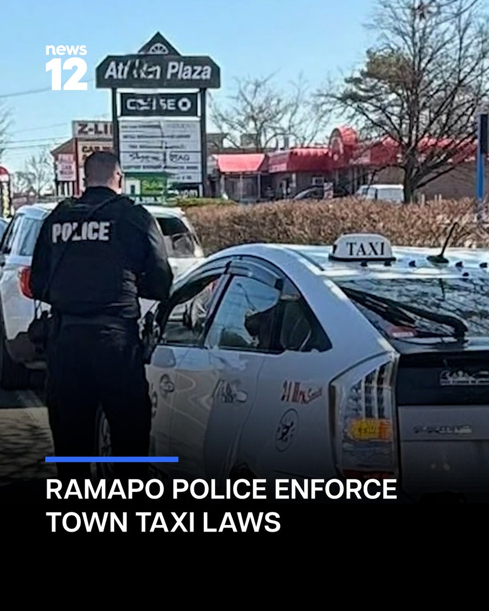 News12HV's tweet image. TRAFFIC SAFETY: Ramapo police were out enforcing town taxi laws on Tuesday along Route 59 and Route 306 in Monsey.

#News12 #Ramapo #Taxi #Police #TrafficSafety #Monsey

bit.ly/4s6Xmti