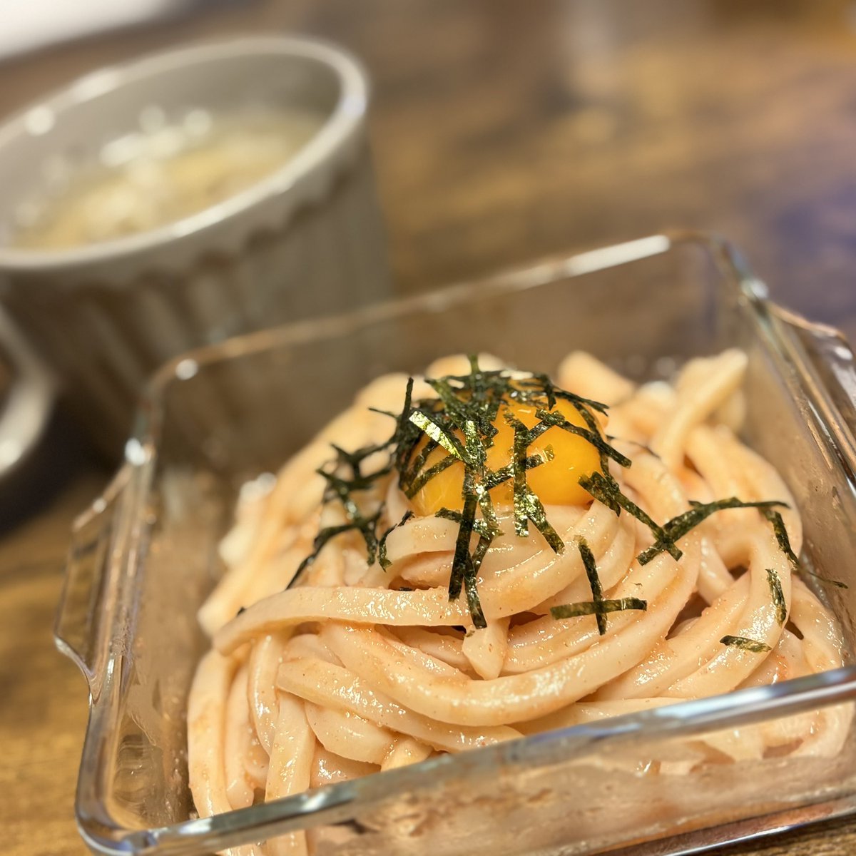 eri_chamu65's tweet photo. 明太釜たまうどん
うまいで🤤 https://t.co/r3rG86Cg40