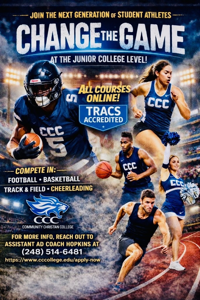 Community Christian College Football tweet media