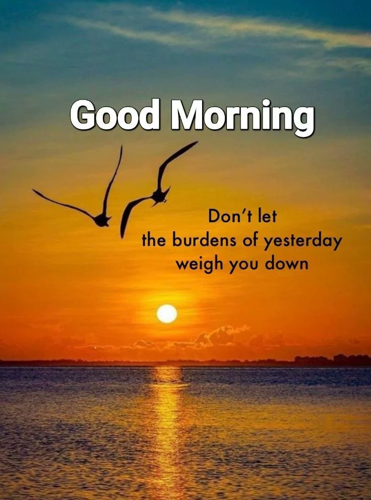 Good morning....