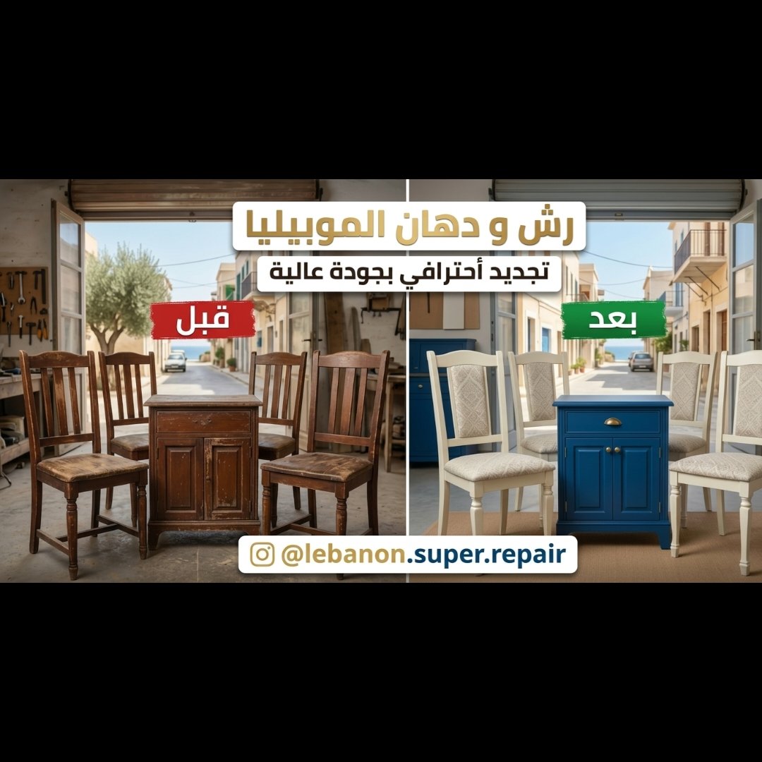 Co_store_lb's tweet photo. Furniture spraying and painting, custom-made furniture, restoration of wooden chairs and tables, spraying and painting of all types of furniture, installation of aluminum doors and windows in  wall painting, glass installation for doors and windows.

#lebanonfurniture #lebanon🇱🇧 https://t.co/AMCPmGs5uq