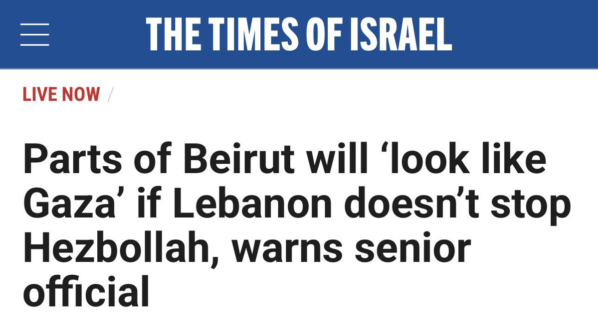 The phrase “look like Gaza” is used as a threat. Think about that.

Genocide has been normalized as intimidation.