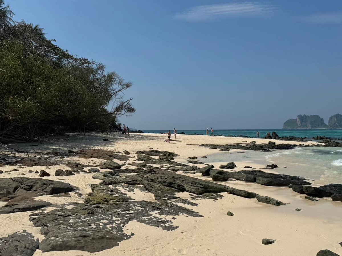 pr_prdnp's tweet photo. ความสวยระดับ Unseen ที่ "เกาะไม้ไผ่" จ.กระบี่ 🏝️ น้ำใสจนเห็นพื้นทราย บรรยากาศสงบเหมือนหลุดไปอยู่อีกโลก เตรียมชุดเก่งมาให้พร้อม แล้วมาปล่อยจอยกับเสียงคลื่นกัน 🐠�
​#กระบี่ #อุทยานแห่งชาติหาดนพรัตน์ธาราหมู่เกาะพีพี #เกาะไม้ไผ่ #เที่ยวไทย https://t.co/7SX702wEli