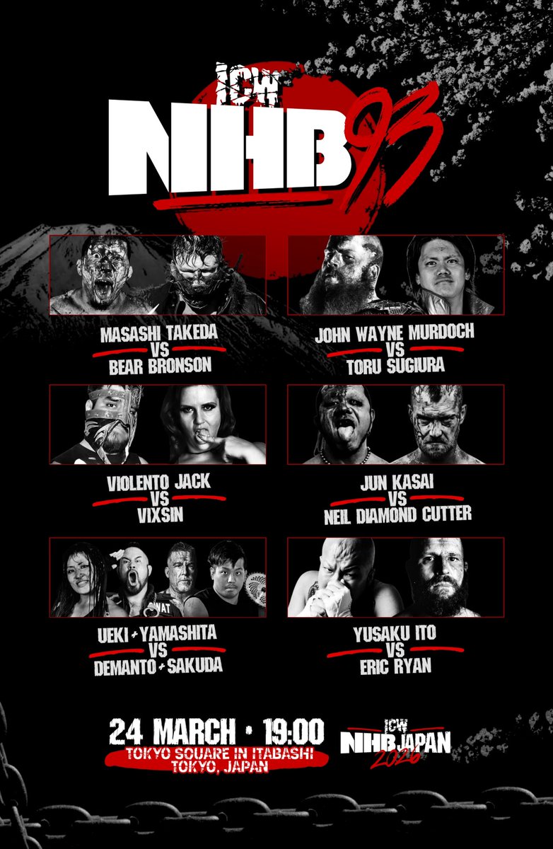 ICW No Holds Barred ⛓ tweet media