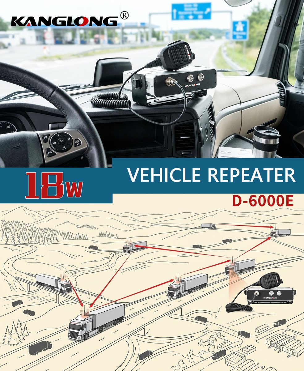 GChen88189's tweet image. Kanglong D6000E

The LoRa mobile repeater revolutionizes team communication. It features a self-organizing network for ultra-long-distance connectivity, even in off-grid environments. Compatible with all Kanglong LoRa walkie-talkies.

#Repeater #LoRa #QuanzhouFactory #MeshNetwork
