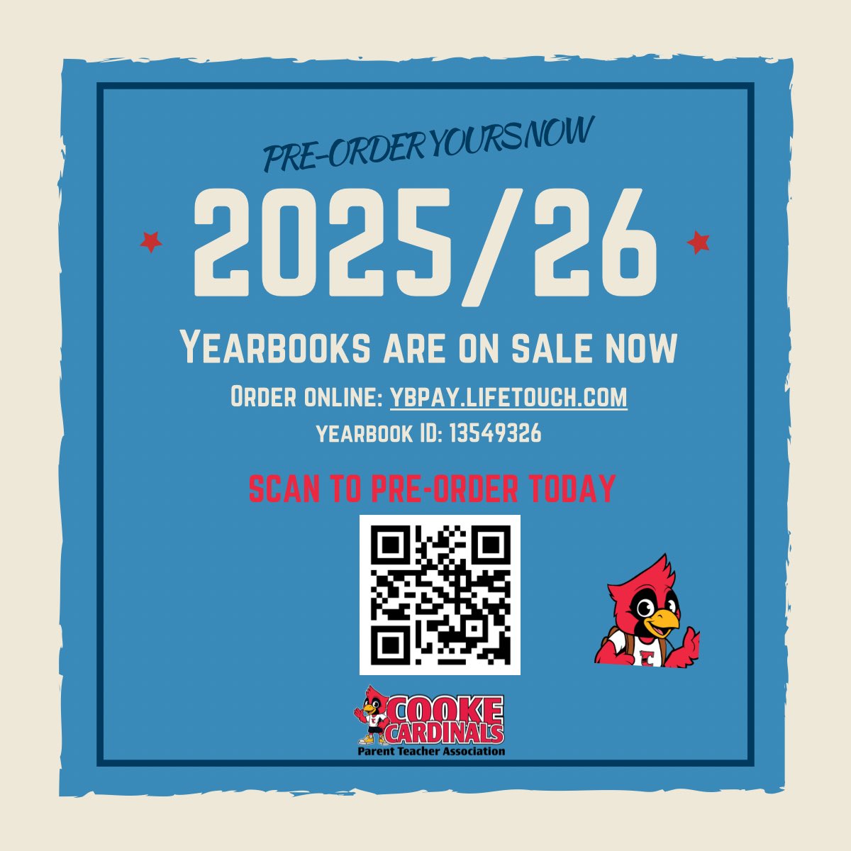 Yearbook presale has begun!