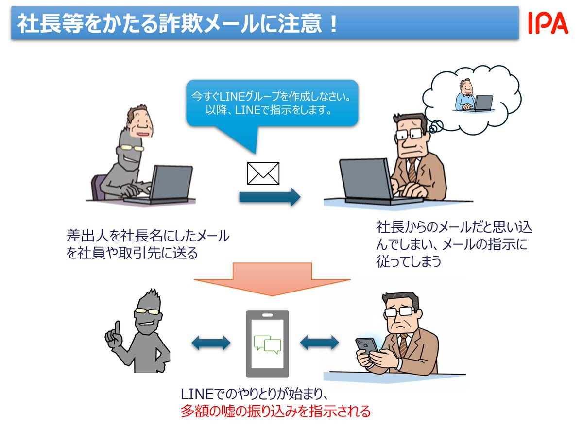 IPA（情報セキュリティ安心相談窓口） tweet media