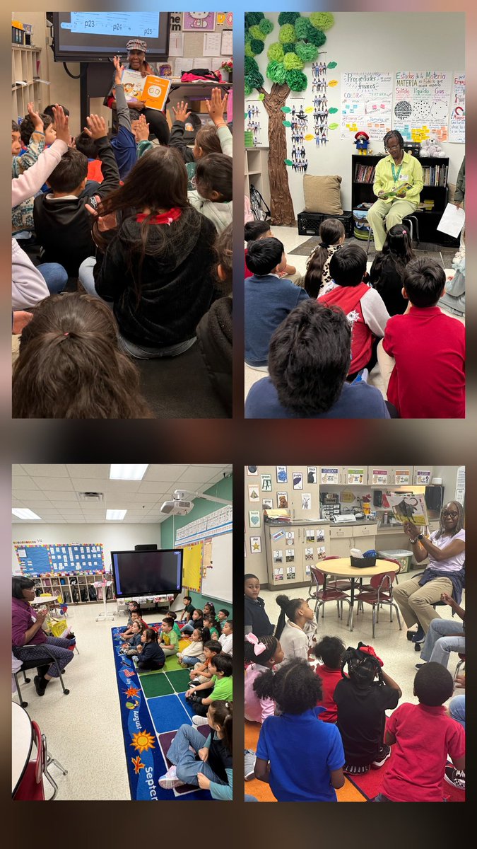 HESLancaster's tweet photo. Our annual Senior Skip Day for #ReadAcrossAmerica was lots of fun for everyone involved! Huge shout out to @ChickfilA DeSoto for nourishing our Seniors tummies as they nourished our students' minds! @Lancaster_TX #SeniorCenter @LancasterISD @DrDab_Okafor https://t.co/miTmsQxKdM