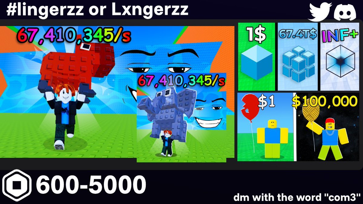 lingerzz's tweet photo. I have like no work...

please give me some

#roblox #robloxart #robloxrdev #RobloxStudio https://t.co/lErK2ZJfR5