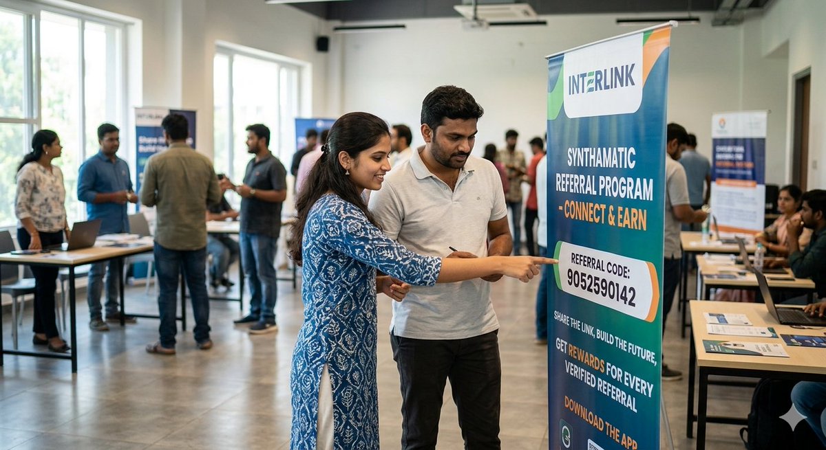 NOSSAMRAJAVALLI's tweet photo. Connect &amp; Earn with Interlink!
Why just network when you can get rewarded for it? I’m loving the Synthamatic Referral Program and you should too. Let’s build the future together!
​👉 Use my code: 9052590142
@Digitalgold1979 
@kv_interlink 
@GRamudu18 
#interlink #ITLG #ITLX #ITL https://t.co/TNxCz9Mmlj