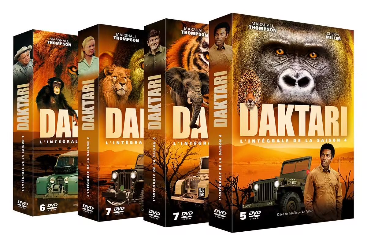 TeleNostalgie80's tweet photo. 🦁👀Si ça vous dit de retrouver CLARENCE le lion qui louche , les 4 saisons de DAKTARI sont disponibles en DVD ! Vous pouvez toujours rêver pour les revoir à la télé , les directeurs des programmes ne savent même pas de quoi on parle , ces crétins ... 😒 @LCJ_Editions #daktari https://t.co/83d0ghx1Bk