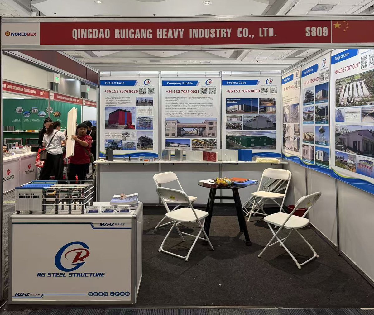 Qingdaoruigang's tweet photo. Itโs finally here! WORLDBEX 2026 has started! ๐
Come and visit us at Booth S809 ๐
๐We're ready to welcome new and old friends alike!
#WORLDBEX #WORLDBEX2026 #BuildingOpportunities #RG_STEEL #RG_Steel #SteelStructure #PrefabBuilding #CementPlant #OneStopService #MadeInChina https://t.co/mykOINMW1b