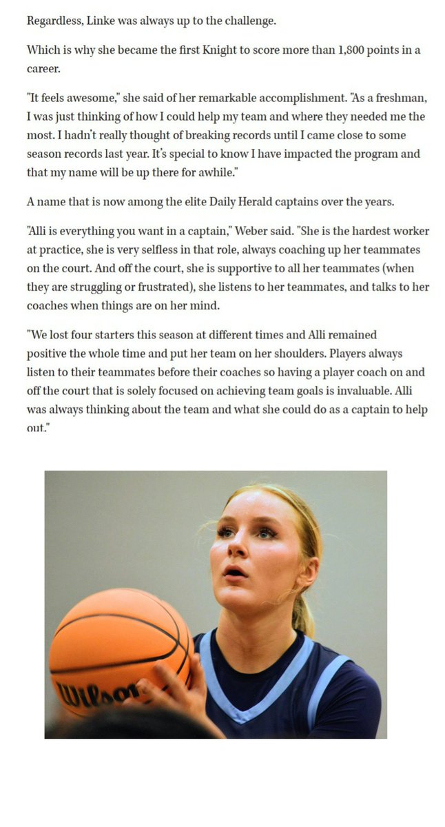 linkin8r's tweet photo. Proud of u @AlliLinke beyond stats &amp; season results. Great article. 🙏 for the years of support  @john_leusch @dhpreps @PHSKnightsGBB and so many more... Too many to thank in X, so we plan to do it IRL 🥹!  Look forward to the Blue and Gold  @RacersWBB!!!!💙💛💙 https://t.co/AYeGwIVav1