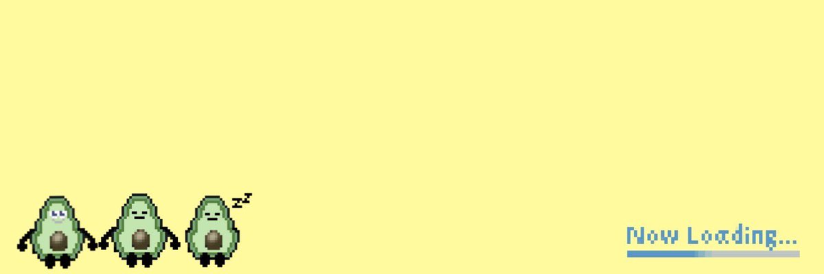 妹がヘッダー作ってくれた🥑可愛すぎん？！