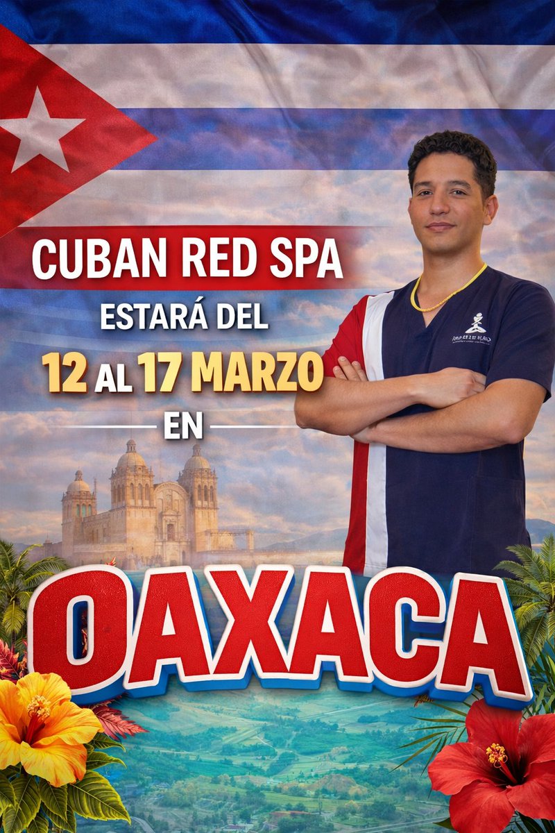 CUBAN RED SPA 💆‍♂️🇨🇺👌 CDMX tweet media