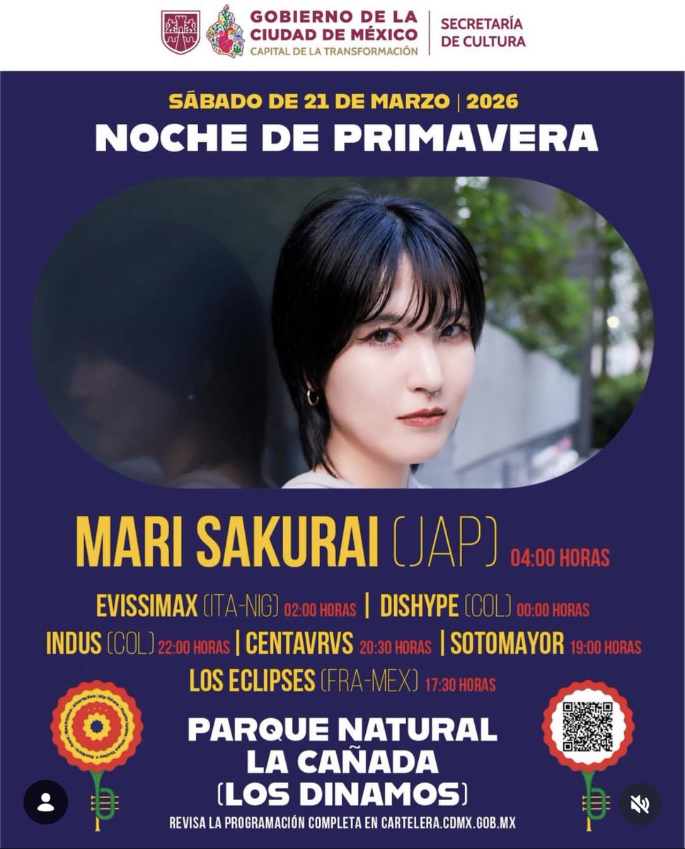 mehaceruido's tweet photo. Aquí en el Parque Natural La Cañada (Los Dinamos) la #NocheDePrimaver será maratónica
17:30 h @loseclipses
19 h #sotomayor
20:30 h @CENTAVRVS
22 h #Indus
00 h #Dishype
02 h #Evissimax
04 h @_MariSakurai
Habrá transporte RT con registro individual
https://t.co/4Jso8d4zWE… https://t.co/yGawQvnEJ7