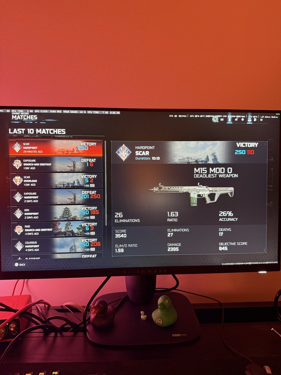 Ty_Box15's tweet photo. @CallofDutyCM Hey, I know this is a small issue on the grand scheme of things, but I won a match (pics below) and did not receive any SR. Is there any way to get this adjusted? Thanks! 

Acti: Boxy#5117663 https://t.co/6611WssxmT
