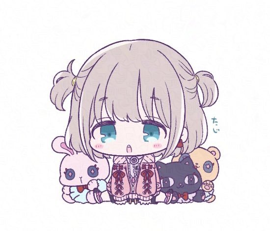 芹沢あさひ 「3センチでいいのに30センチで描いてて無事縮小されたあさひ」|たじ🐮のイラスト