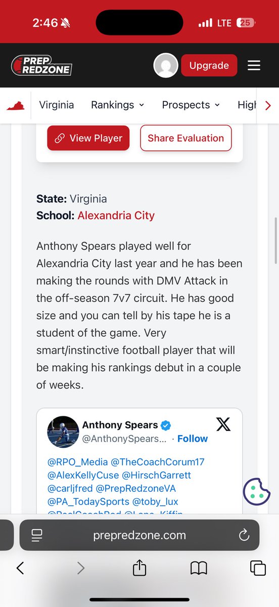 Thank you <a href="/carljfred/">Carl Frederick</a> for the write up!!! <a href="/robkingscouting/">Rob King</a> <a href="/JamilMetts/">Jamil Metts</a> <a href="/CoachAlexFaulk/">Alex Faulk aka “Coach Suge”</a> <a href="/CoachA_USF/">Josh Aldridge</a> <a href="/AlexKellyCuse/">Alex Kelly</a> <a href="/PrepRedzoneVA/">Prep Redzone Virginia</a> <a href="/TheCoachCorum17/">Coach J.P. Corum</a> <a href="/Coach2Bless/">Devin Rispress</a> <a href="/JBrecruitingATL/">Joshua Bailey</a> <a href="/toby_lux/">🅲🅾🅰🅲🅷 𝑻𝒐𝒃𝒚 𝑳𝒖𝒙</a> <a href="/tdhald/">Todd Haldis</a>