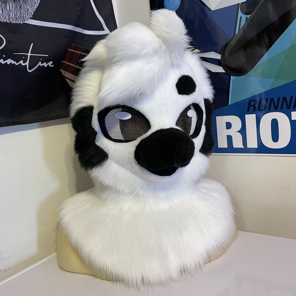 RunningRiot4798's tweet photo. Fursuit makers, show me your WHITE suits! 🤍 https://t.co/mtmrPSQcM6