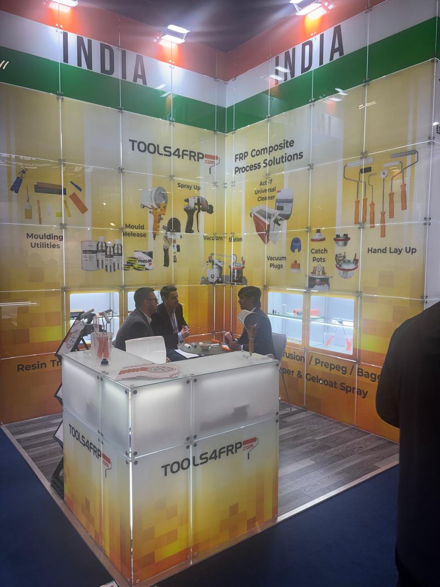 tools4frp160967's tweet photo. Day 2 at JEC World 2026.
We had the opportunity to connect with industry professionals, exchange ideas, and discuss innovative approaches to improving efficiency in composite manufacturing.
Visit @TOOLS4FRP – 5E123 to discover our range of FRP tools and vacuum process solutions. https://t.co/clc51lp0bi