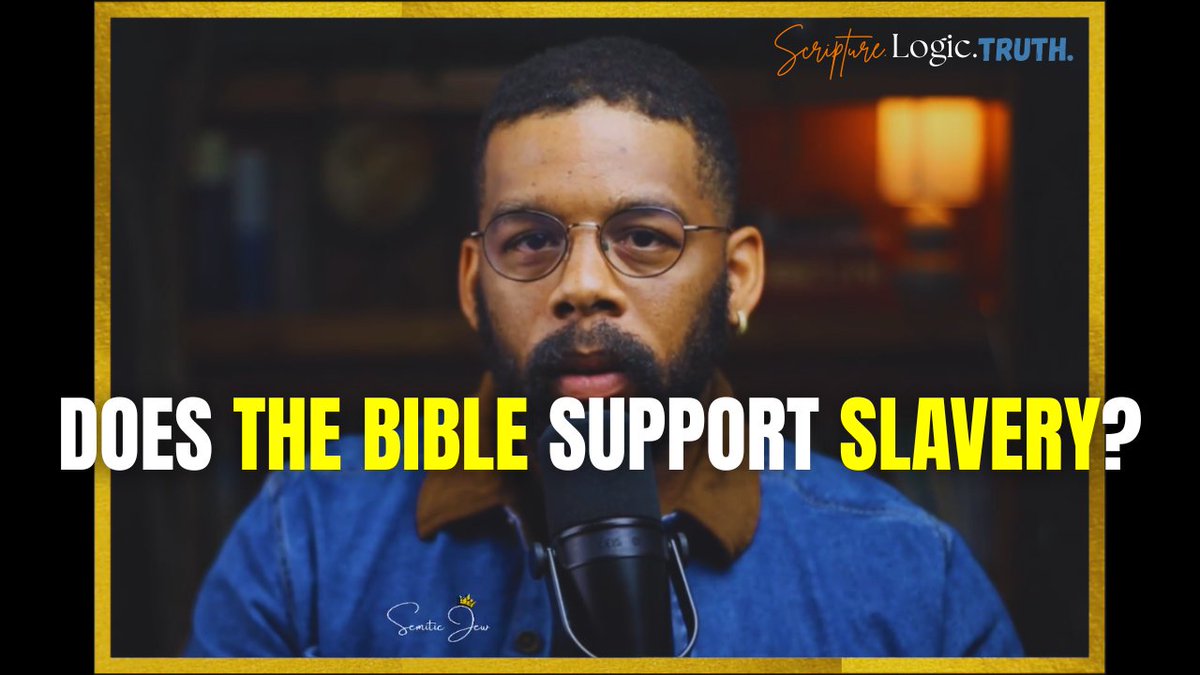 semitic_jew's tweet photo. 🎙️ NEW EPISODE, EP 4 — dropping at 6:45 AM

Does the Bible support slavery… or are European Americans/European Jewish Americans projecting modern racial systems onto the God of the Bible?

Link goes live soon ⬇️
https://t.co/KCDjHMo3TE https://t.co/9zBIKBs0pG