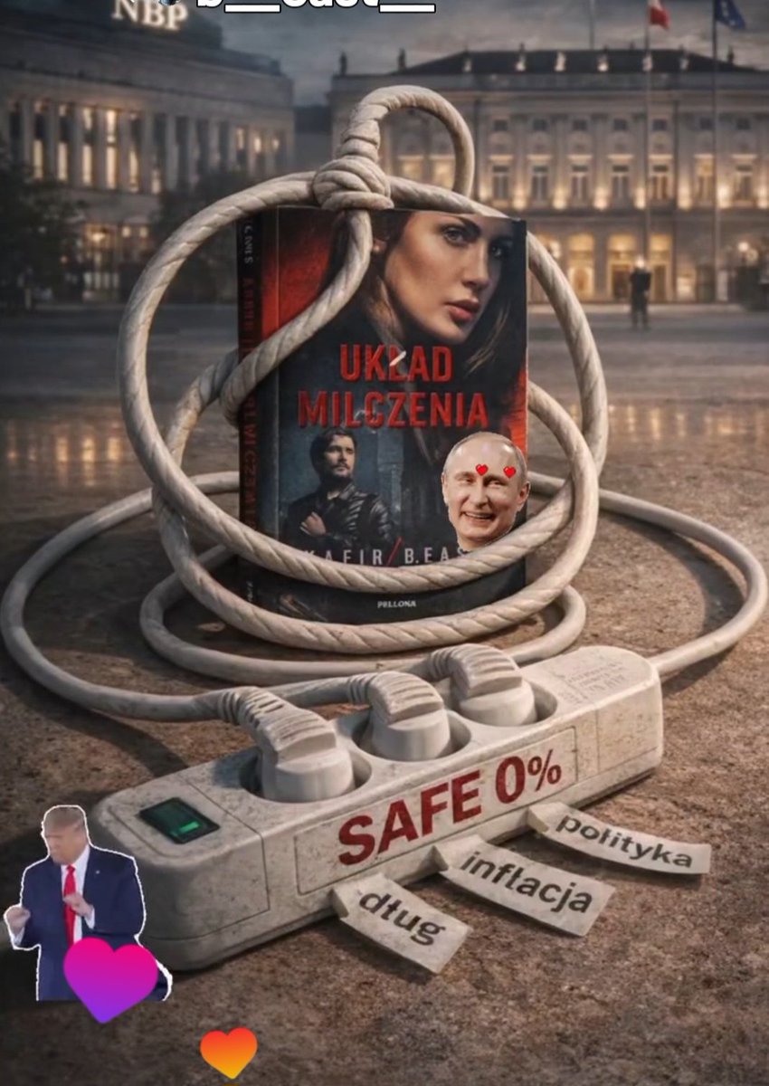 Kafir_PL's tweet image. Polityczne perpetuum mobile Nawrockiego i Glapinskiego. Ekonomia poszła spać,
Gospodarka kręci się w kółko…
a pętla zaciska się na Polsce. 🇵🇱
#SAFE0 #polityka #ekonomia #Polska
