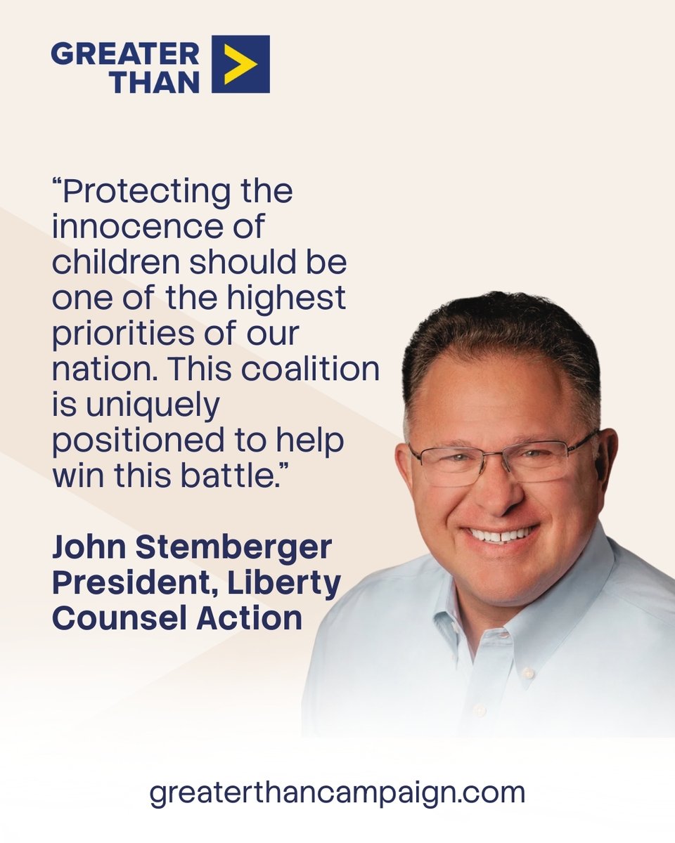 Greater Than Campaign tweet media