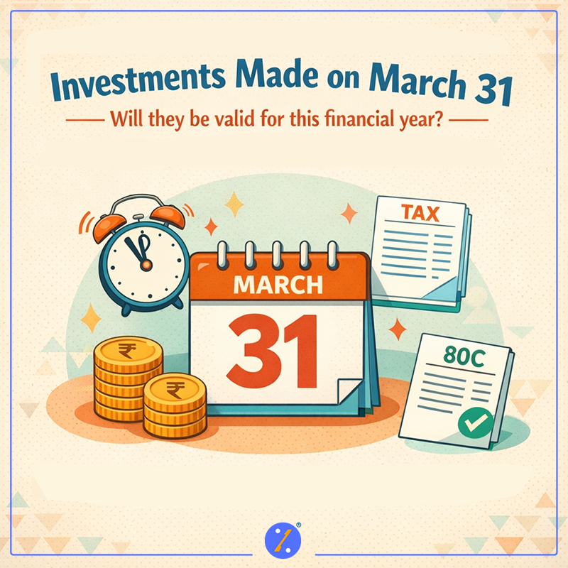 BankBazaar's tweet photo. Investing on March 31 can be risky if the payment is not completed properly make sure your transaction is realized before the financial year ends to claim your tax benefits without stress

#TaxPlanning #March31 #FinancialYearEnd #Section80C #PersonalFinanceIndia

1/5 https://t.co/Fs03vl18Pr
