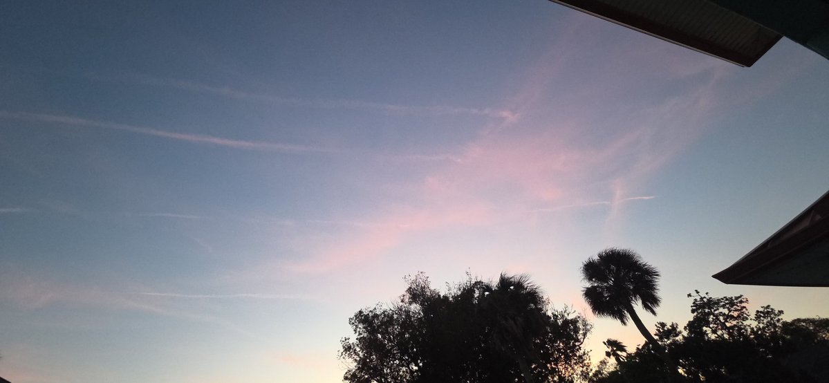 WorldFamousMom's tweet image. 3/11/26 #sunset #DaytonaBeach #weathermodification #chemtrails