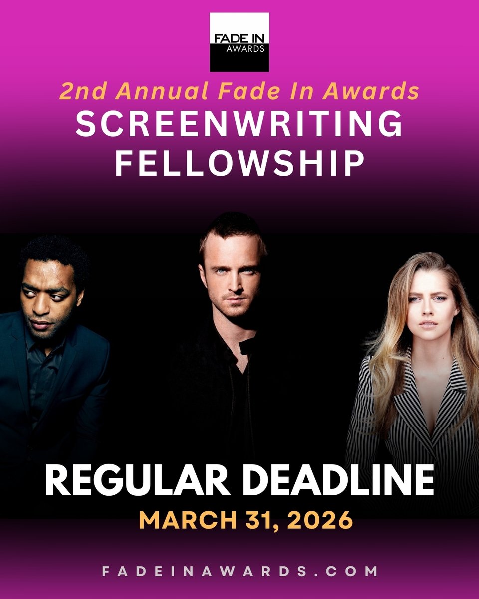 30th Fade In Awards Screenwriting Competition tweet media