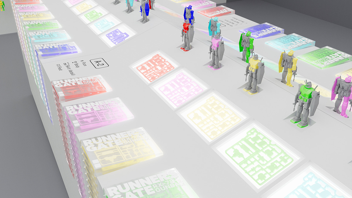 The Gunpla Pop Up Runner's Gate event lets you buy the Revival RX