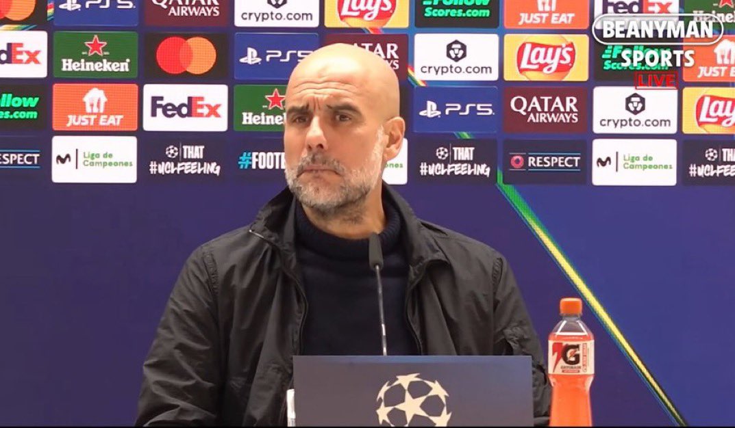 #ريال_مدريد_مانشستر_سيتى 

ما سبب الخساره امام الريال بثلاثيه ؟

بيب غوارديولا 🚨🗣️:

دائمًا الانديه العظماء بقاراتهم يملكون قوه وشخصيه تتغلب علينا بالملعب واقرب مثال #الهلال_السعودي عندما خسرنا امامهم بالمونديال ، لقد فازوا لأنهم كبير قارتهم واليوم ريال مدريد يفعل بنا نفس المثل.