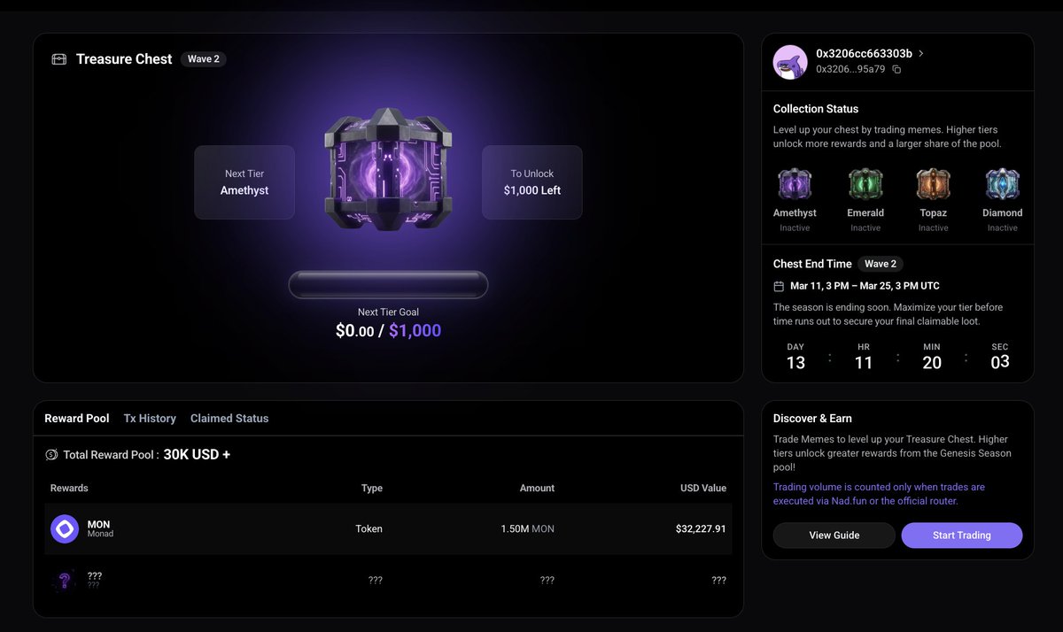Gnad InternTH (mainnet arc) tweet media