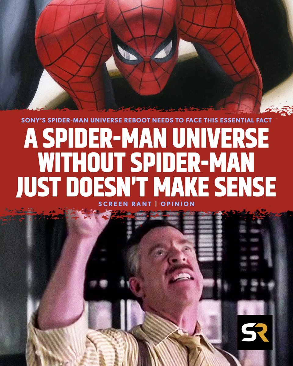 Sony Film CEO Tom Rothman confirmed the cinematic universe of Spider-Man characters will be rebooted.

This time ... let's include Spider-Man! 

Read More: screenrant.com/spider-man-son…