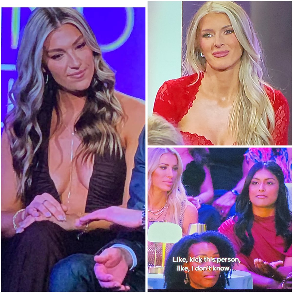 BrownJordis's tweet photo. Going on a trip with your friend's ex and never mentioning it before or during the trip is crazy. None of them are a girl's girl. These aren't your friend Brittany #loveisblindreunion #loveisblinds10 #libs10 https://t.co/zhfM7TYO1b
