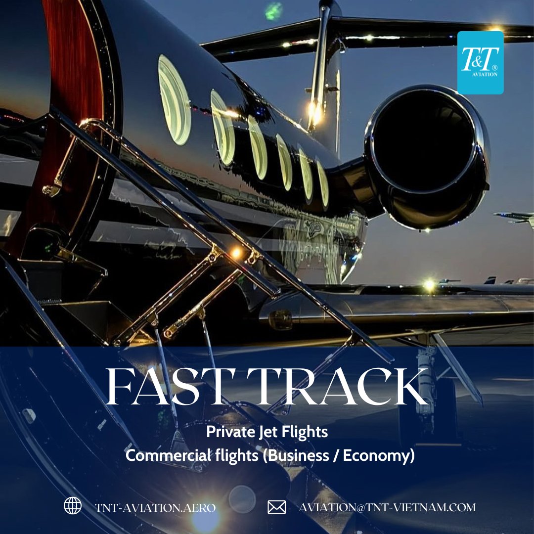 TNT_AVIATION's tweet photo. FAST TRACK
Experience service and complete all airport procedures quickly, privately, and comfortably — with no long queues.
🔹Available for:
• Private Jet flights
• Commercial flights (Business / Economy)
Email: aviation@tnt-vietnam.com
#privatejet #fasttrackatvietnam https://t.co/Z6vonawOxa