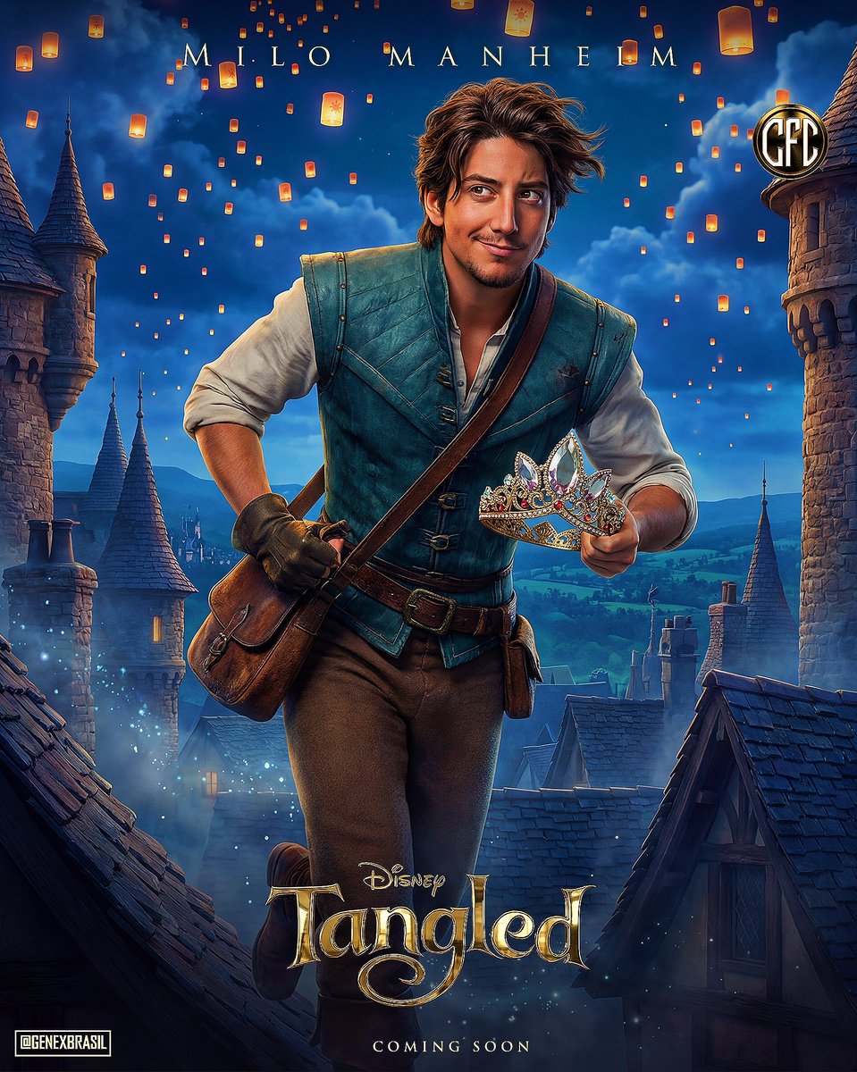 🚨 TANGLED: Milo Manheim is Flynn Rider - Poster 3