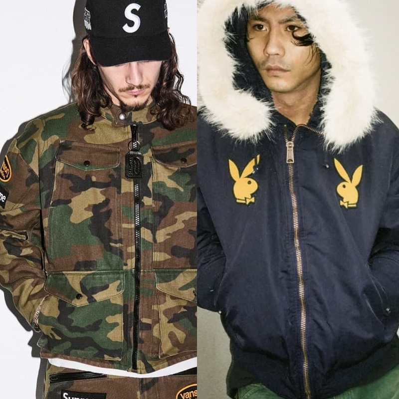 Supreme Week3 ※国内定価 Vanson 103,400円 Playboy MA1 71,500円