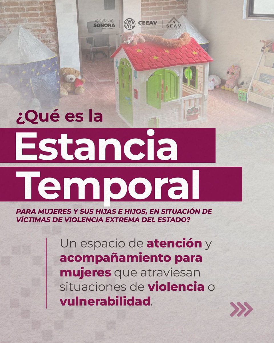CeeavSonora's tweet photo. Hoy se inauguró la primera Estancia Temporal en Sonora para mujeres y sus hijas e hijos víctimas de violencia extrema, un espacio creado para brindar protección, atención integral y una nueva oportunidad de vida.

Este proyecto representa mucho más que infraestructura:
es una política pública con rostro humano, donde las mujeres podrán encontrar atención psicológica, asesoría jurídica, servicios de salud y herramientas para reconstruir su vida con dignidad.

Agradecemos el liderazgo del gobernador @AlfonsoDurazo , así como el respaldo de la Sra. Rocío Chávez Murillo, por impulsar acciones que colocan a las personas en el centro de las decisiones.

En Sonora, seguimos trabajando para que la justicia, la protección y las oportunidades sean una realidad para todas.

@LyzethSalcedo