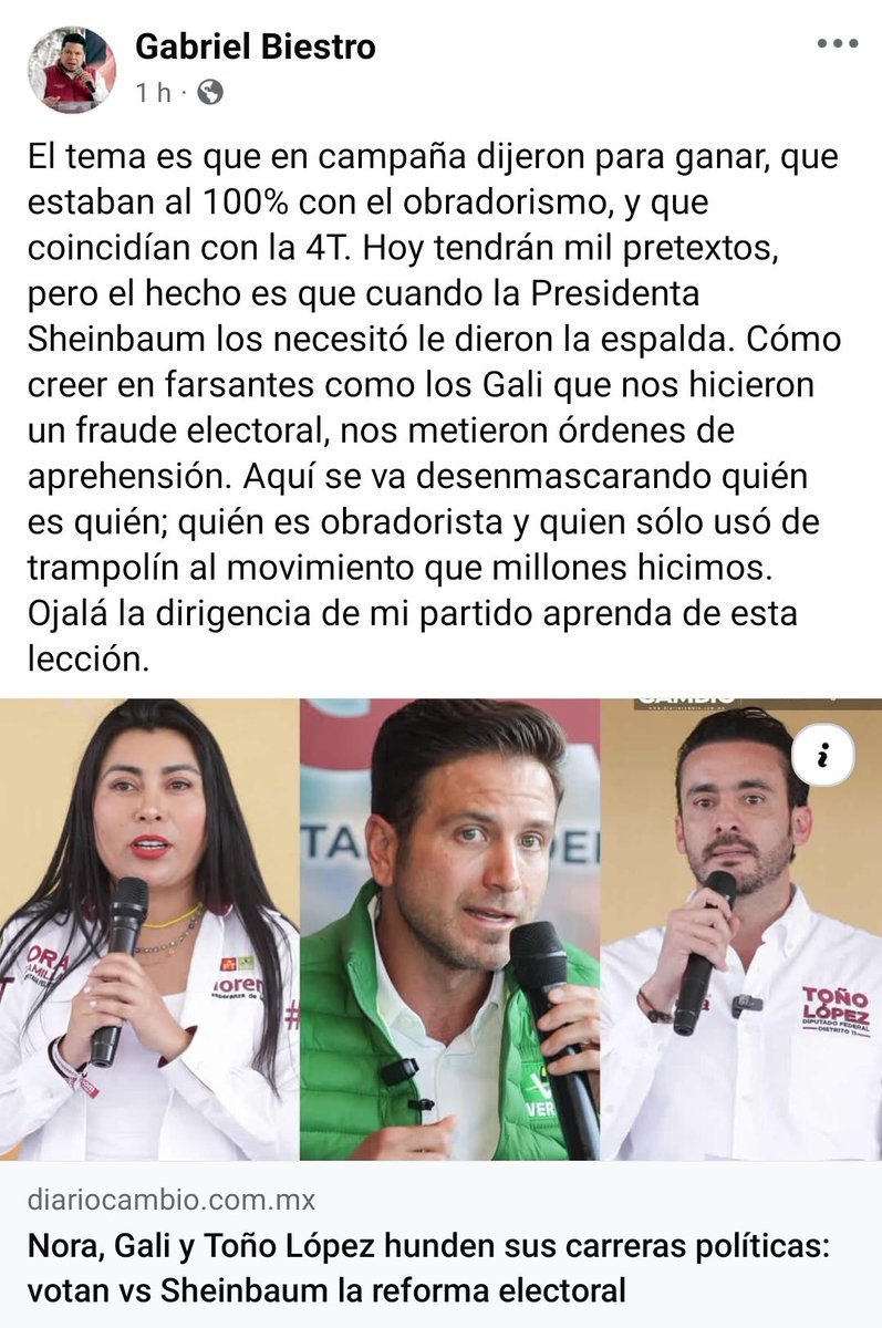 manugaral87's tweet photo. Me encanta ver a Zurdos como @Biestro  bien ardillas x verse cada día más cerca de las rejas, gracias a que morena se hunde 

Cómo olvidar cuando fue acusado por abusar sexualmente a un menor de edad, pero por su jefe Barbosa fue librado...

Pronto viene la justicia.  TIC TAC https://t.co/hpwarKialg