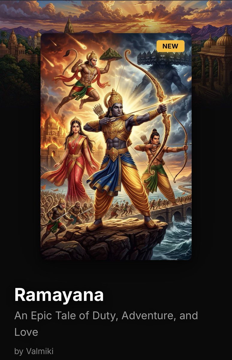 Ramayana too.