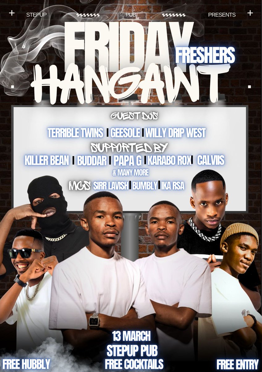 📍 Step Up Pub - BRITS TOWN this coming FRIDAY let's rock 🔥🔥🥷🏽🥷🏽